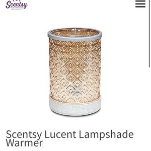 NIB Discontinued Scentsy Lucent Lampshade Warmer